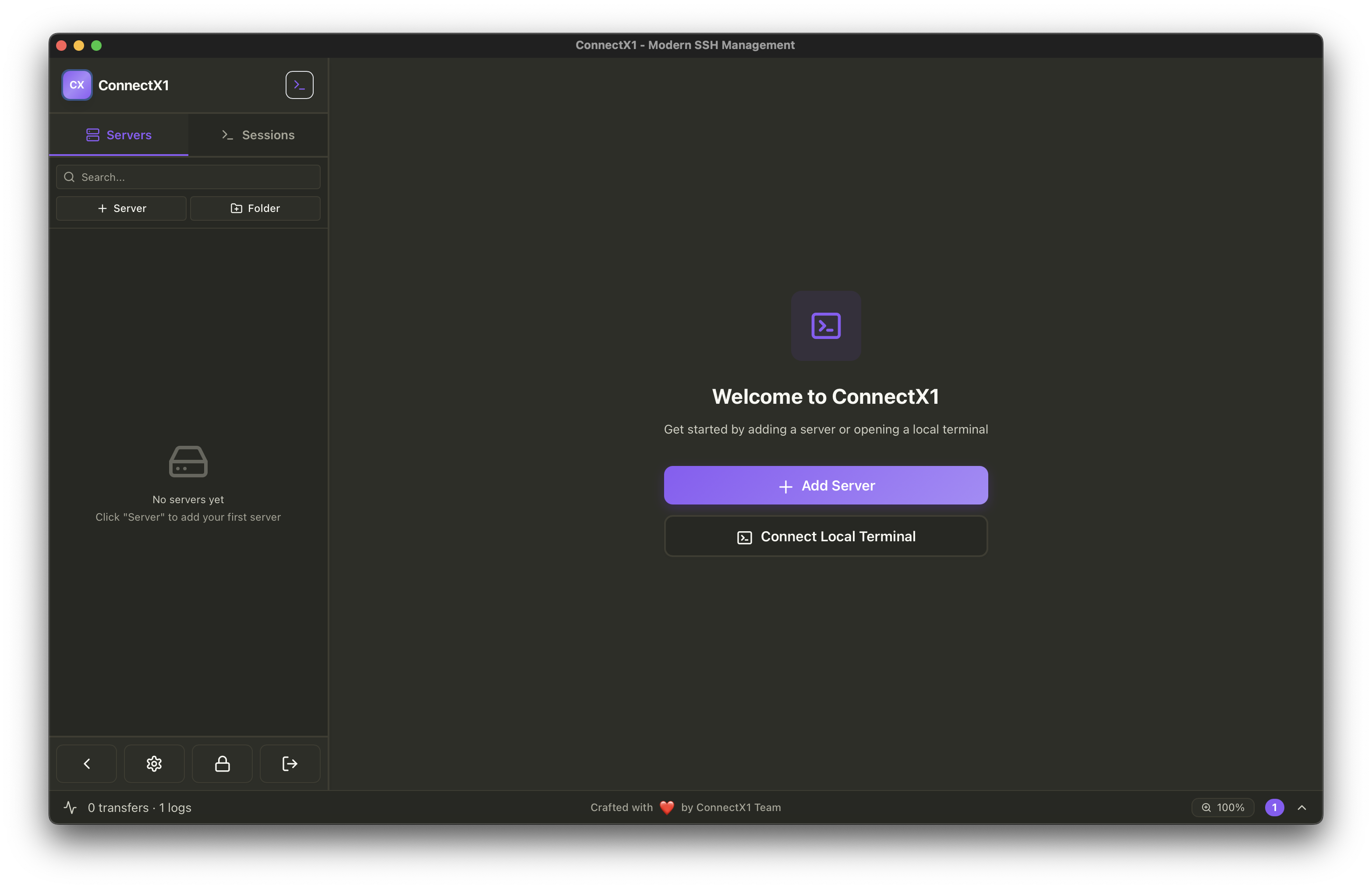 ConnectX1 Dark Theme